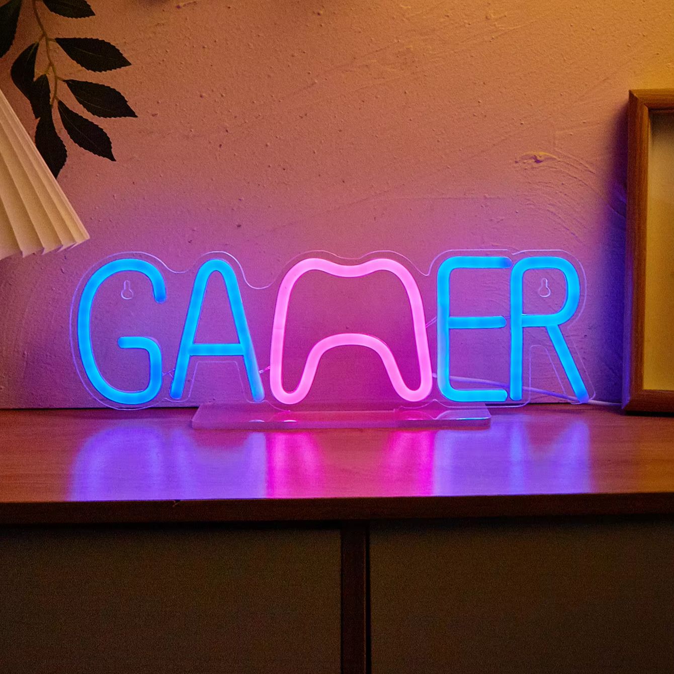 Retro Gaming Projector - Chi-buy LED Neon Desktop gamer USB