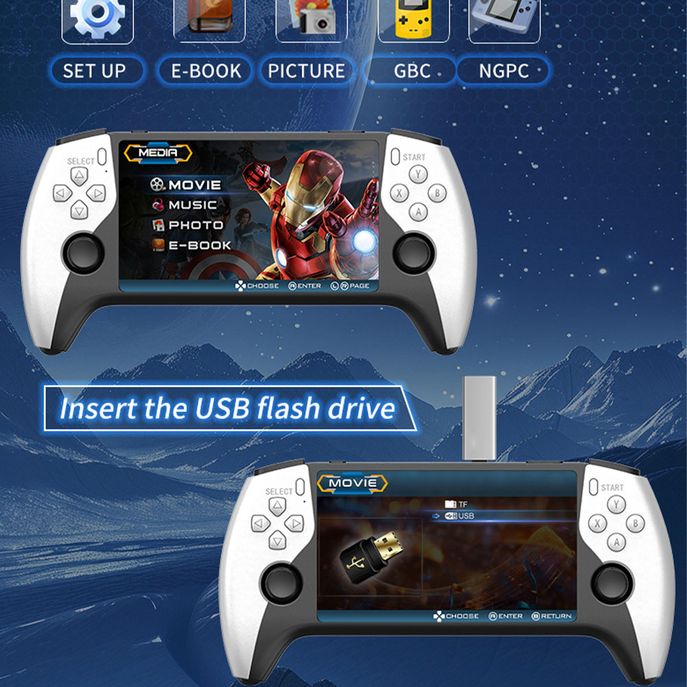 2026 New SF3500 5 Inch Handhel - Retro Gaming Tablet 评论和价格