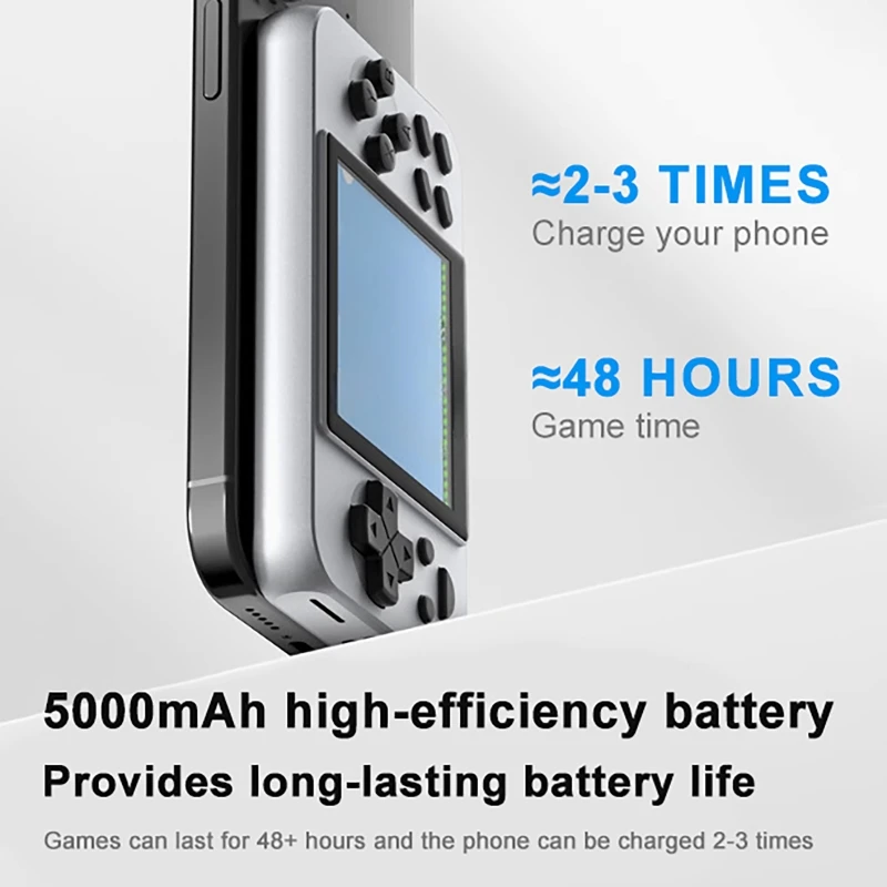 2 in 1 Handheld Game Console + - Retro Gaming Power Bank 评论和价格