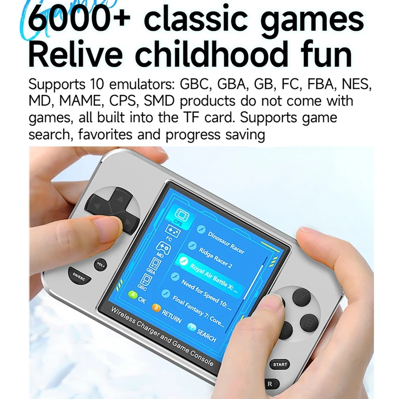 2 in 1 Handheld Game Console + - Retro Gaming Power Bank 评论和价格