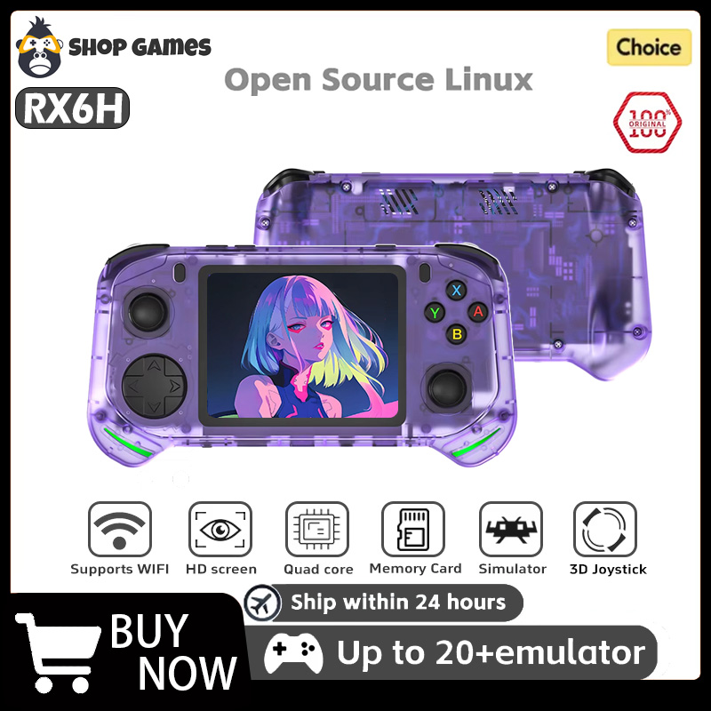 RX6H Retro Handheld Game Conso - Retro Gaming Power Bank 评论和价格