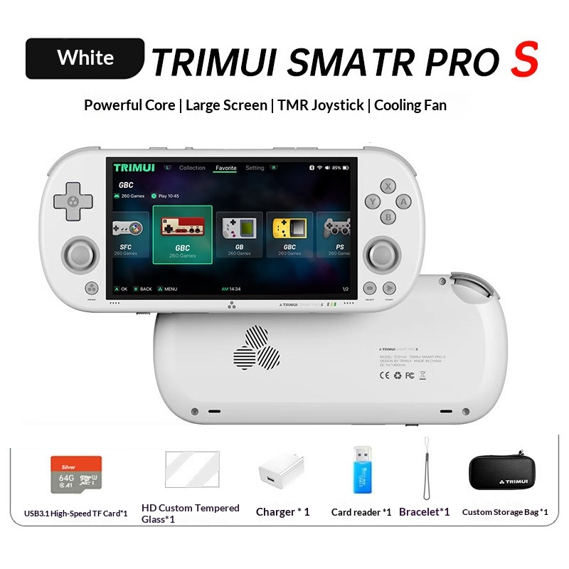 TRIMUI SMART PRO S Retro Game  - Retro Gaming Power Bank 评论和价格