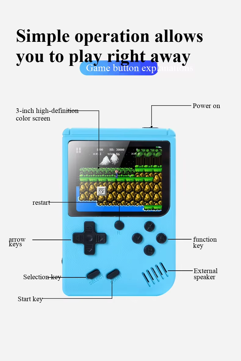 400 In 1 MINI Games Handheld G - Retro Gaming Qss 评论和价格