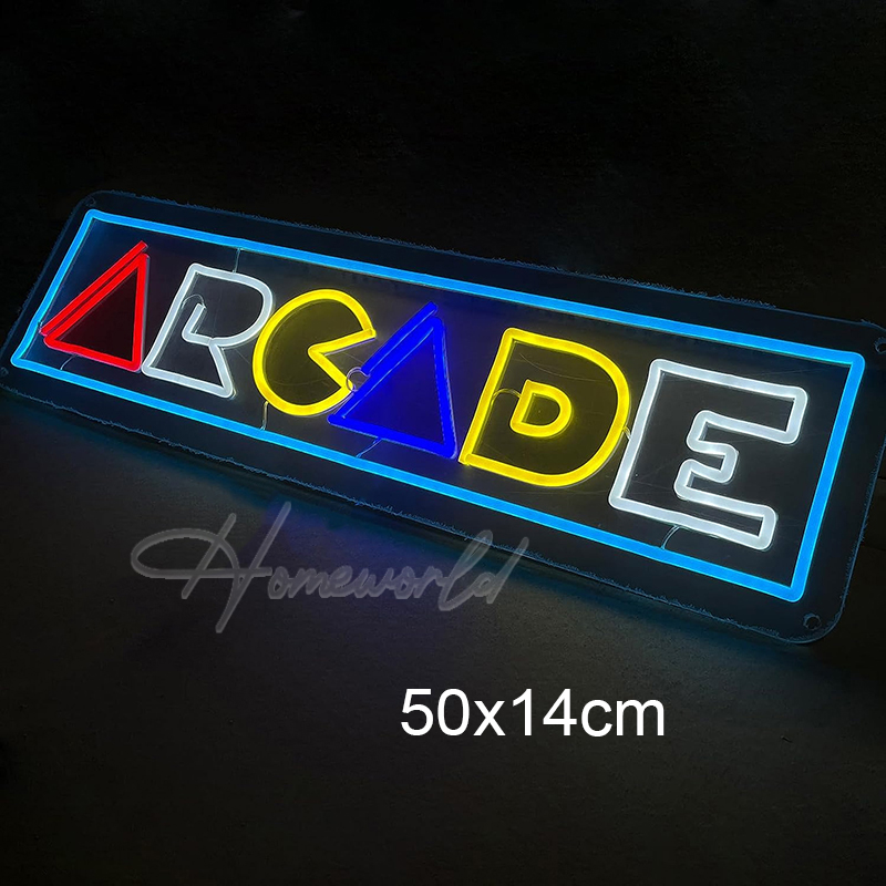 Arcade Neon Sign LED Game Room - Retro Gaming Projector 评论和价格