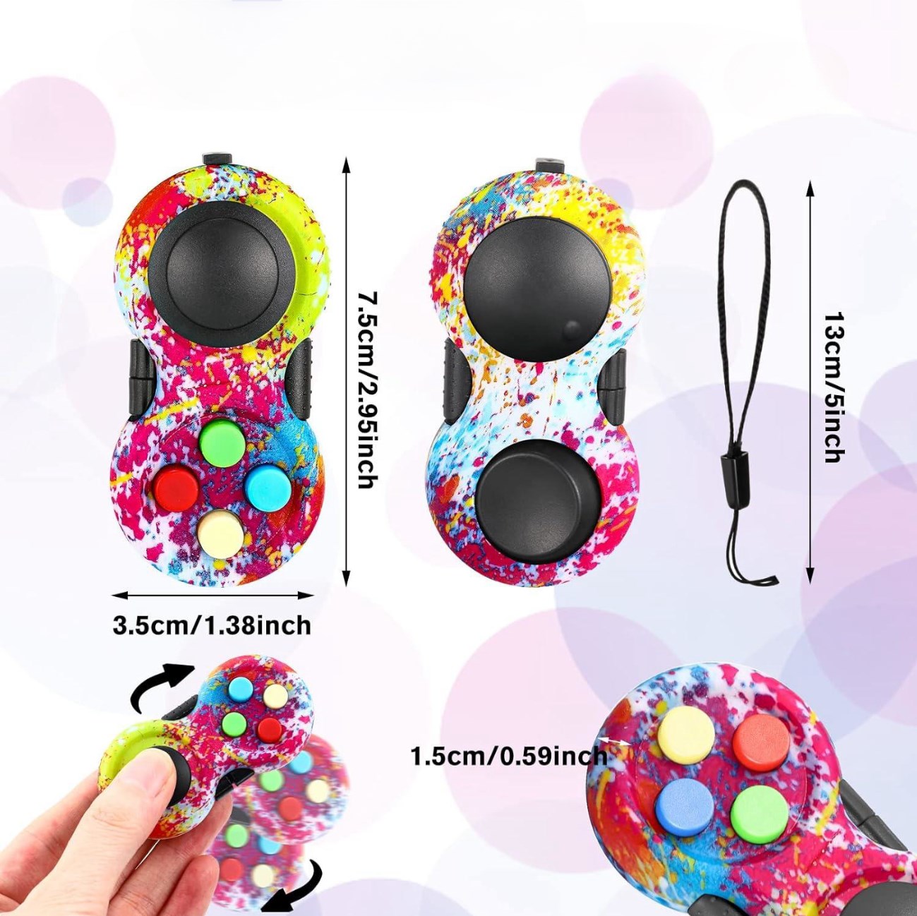 Fidget Pad Retro Classic Fidge - Retro Gaming Tablet 评论和价格