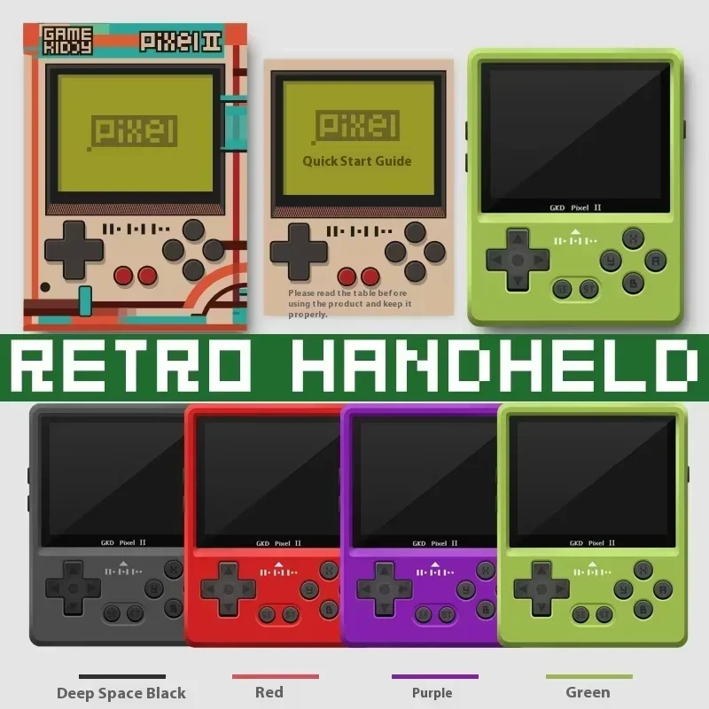 5000+ Games 2025 GKD Pixel 2 M - Retro Gaming Power Bank 评论和价格
