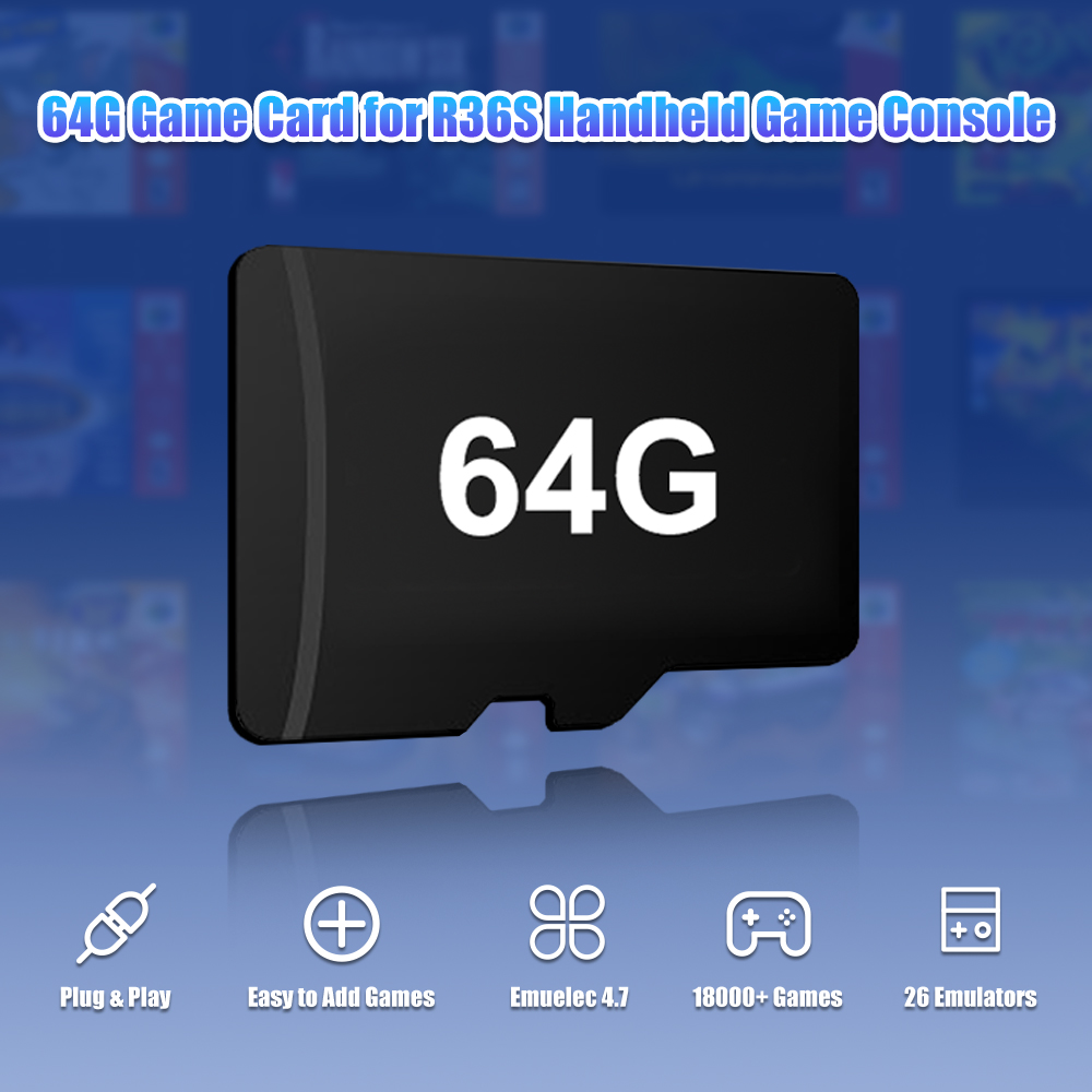 64G Game TF Card for R36S Vide - Retro Gaming Qss 评论和价格