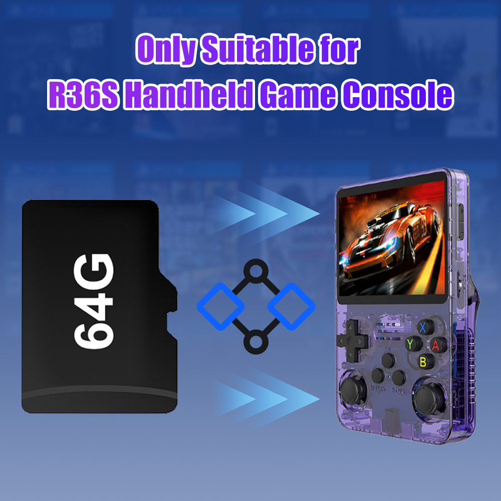 64G Game TF Card for R36S Vide - Retro Gaming Qss 评论和价格