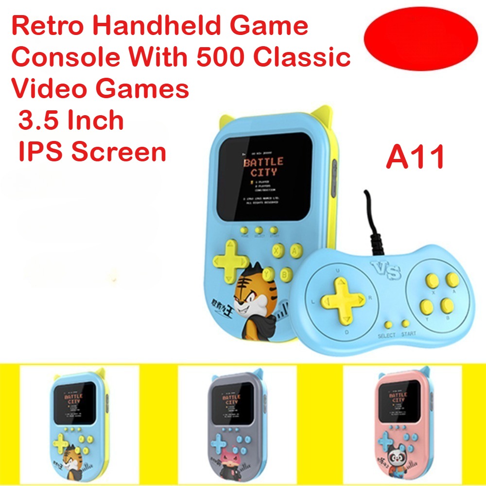 A11 Retro Handheld Game Consol - Retro Gaming Power Bank 评论和价格