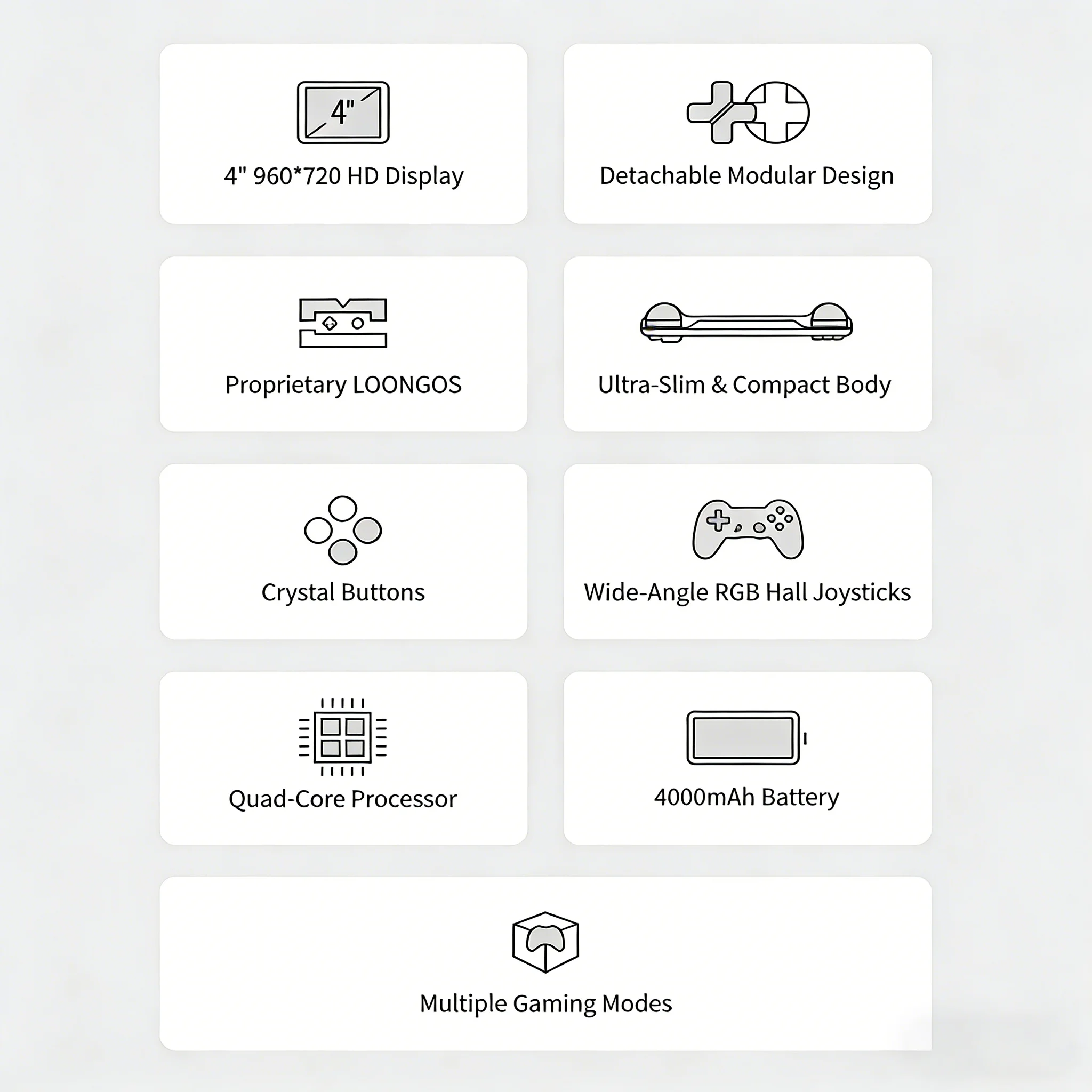 MINILOONG POCKET 1 Handheld Ga - Retro Gaming Power Bank 评论和价格