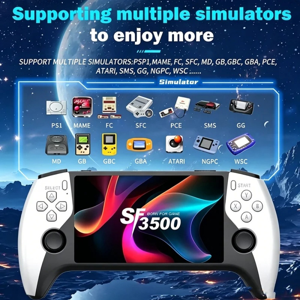 SF3500 5 inch Handheld Game Co - Retro Gaming Tablet 评论和价格